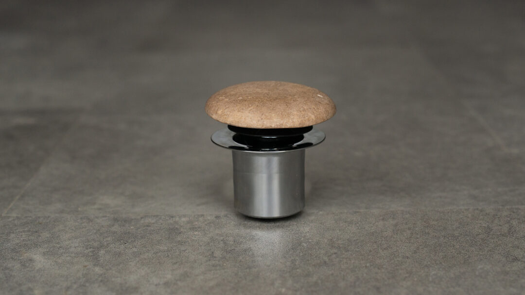 Travertine drain stopper PDR075 for bathroom sink