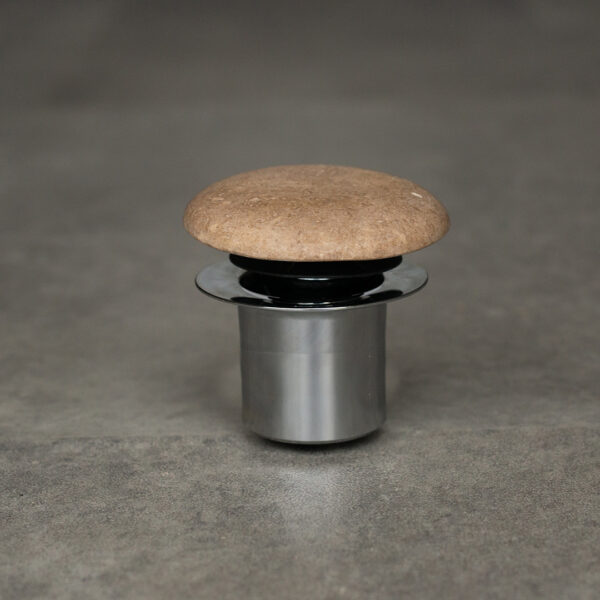 Travertine drain stopper PDR075 for bathroom sink