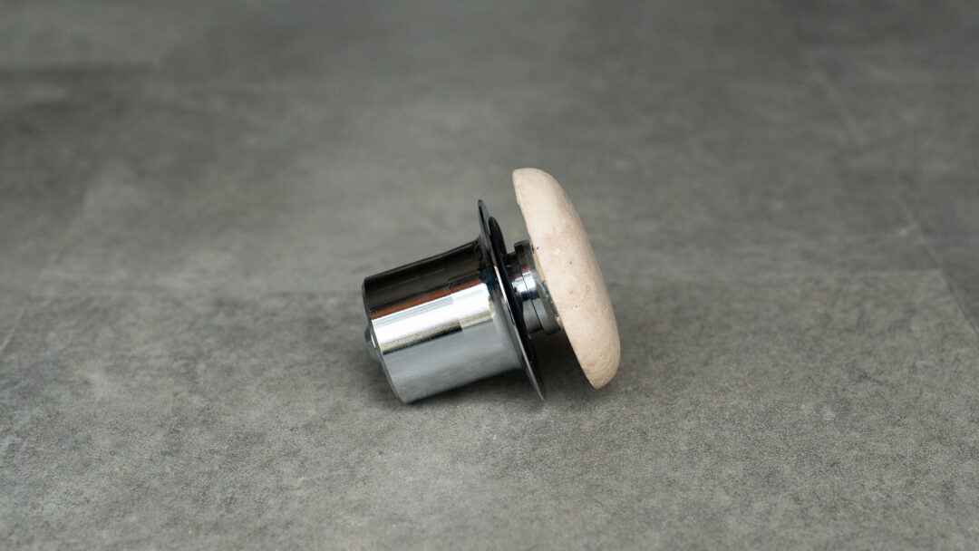 Piletta travertino chiaro lato