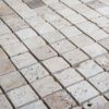 Travertine mosaic 5.0 x 5.0 Tuscany Mix Pebble