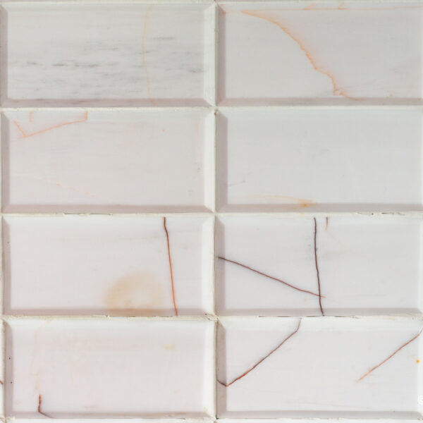 Piastrelle in marmo “Bianco Alba 7.5x15x1” Lucido / Diamantato