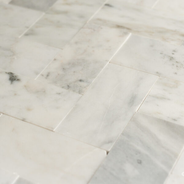 Piastrelle in marmo “Bianco Carrara TR 7.5x15x1” Lucido