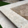 Pool edges travertine stones of rapolano