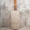 Lavabo freestanding in travertino Colonna