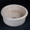 Round Travertine Sink
