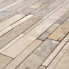 Travertine Mosaic Strips Tuscany Mix Modern
