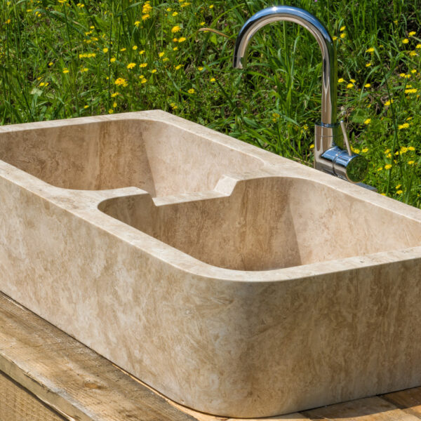 Travertine Sink “Double”