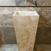 Pedestal sink for floor installation - model Pyramid