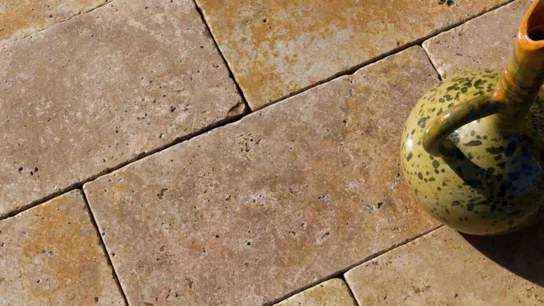 Travertinboden in Bahnen Autunno (PDR029)