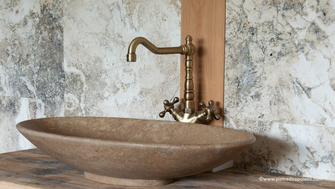 Elipse travertino scuro