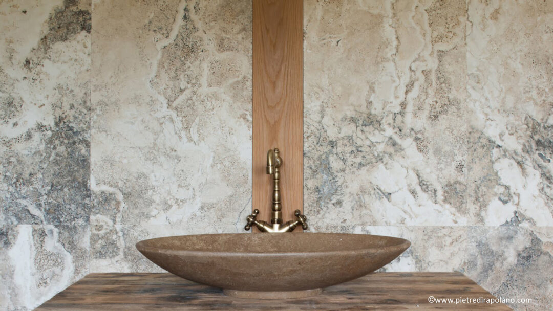 Elipse travertino scuro