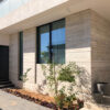 External facades travertine Rapolano Stones zebra light earth