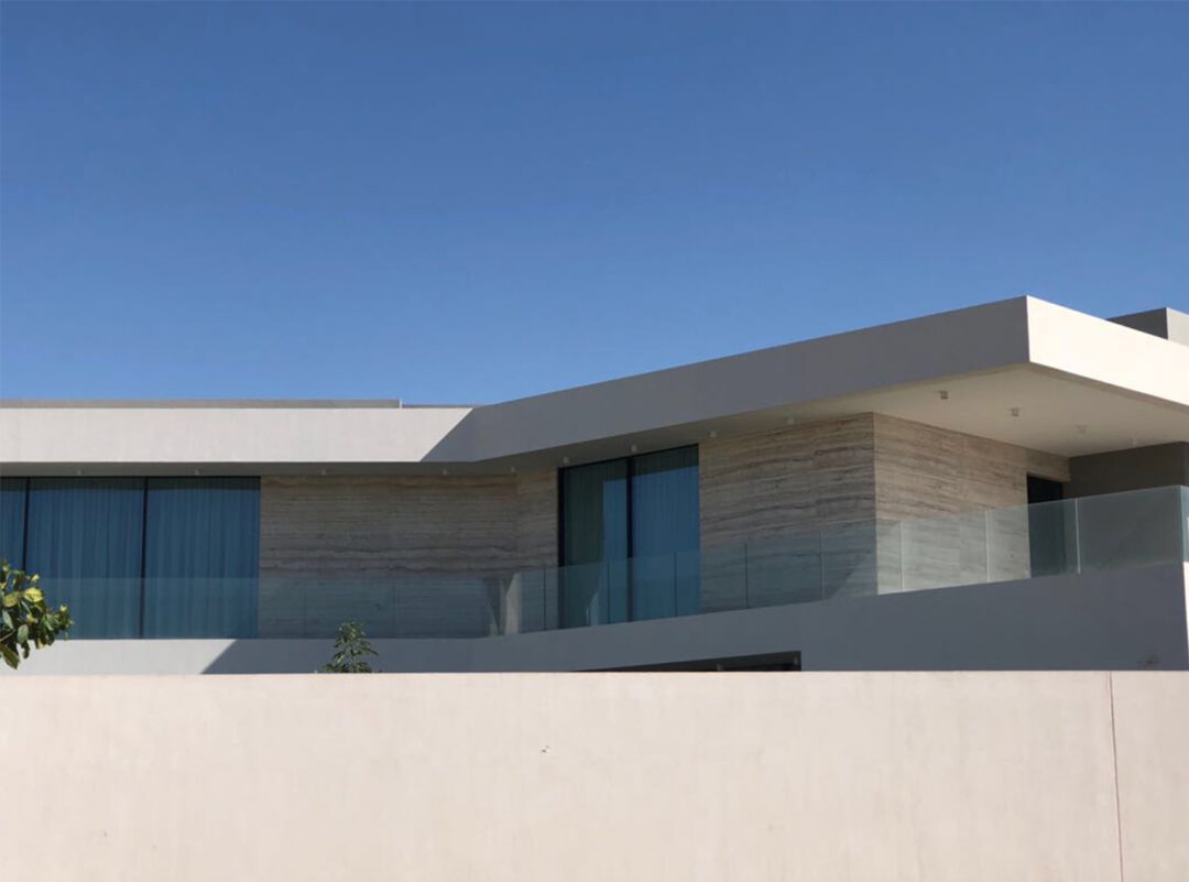 External facades travertine Rapolano Stones zebra light earth