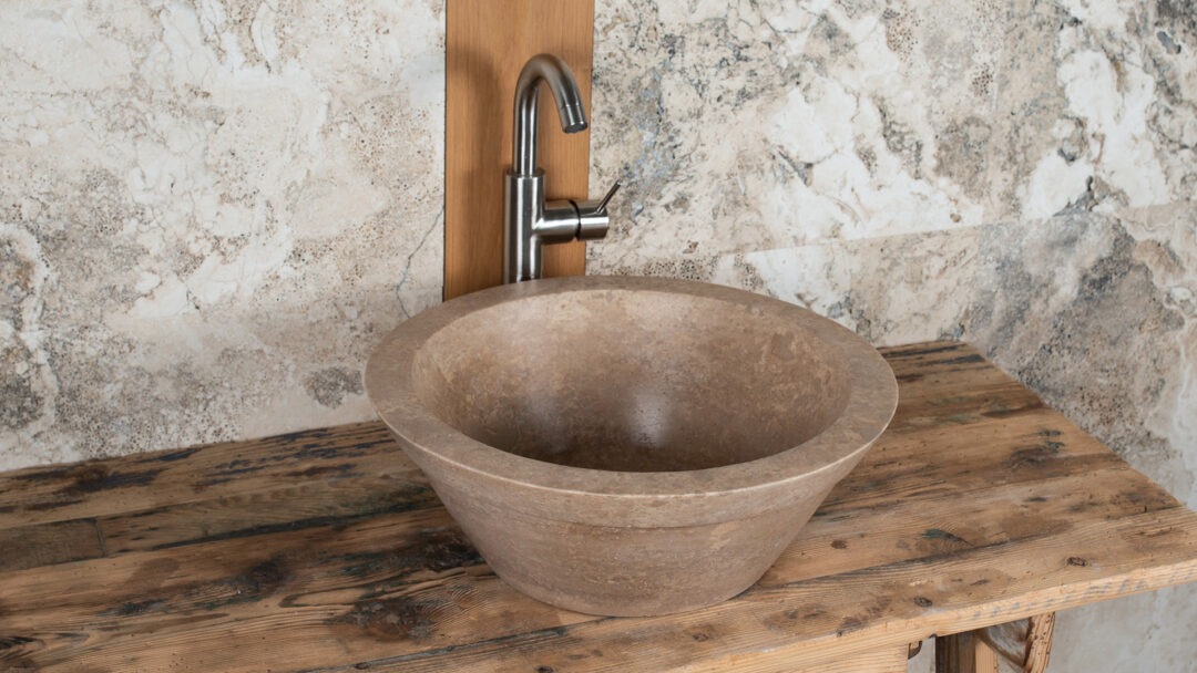 Gaiole dunkel Aufsatzwaschbecken