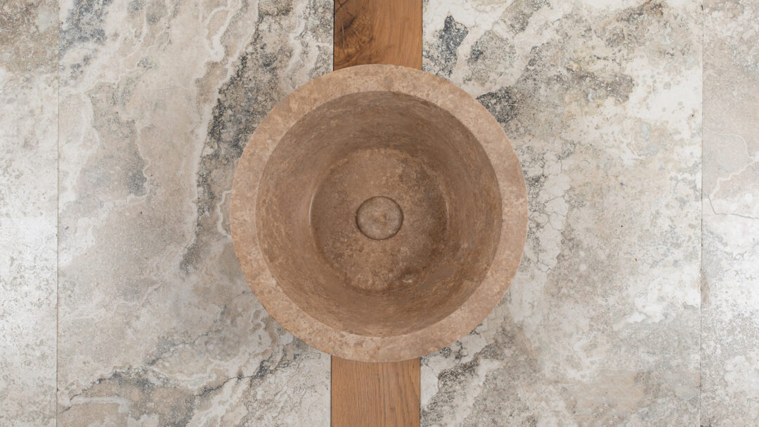 Gaiole dunkel Aufsatzwaschbecken