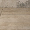 Solid travertine slats