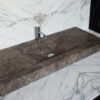Wandwaschbecken Countertop tr em aus Marmor Emprador