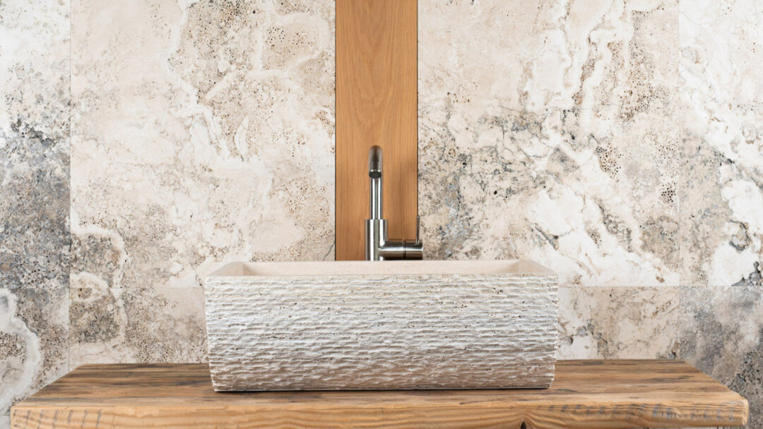 Mustang lavabo in pietra