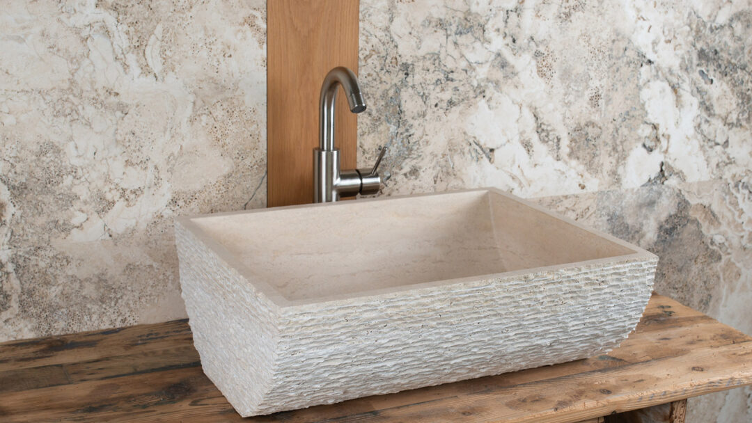 Mustang lavabo in pietra naturale