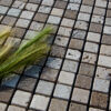 Mosaico in travertino 2,5x2,5 Tuscany Mix Ciottolo