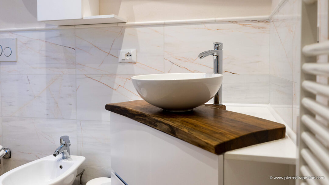 Pdr bianco alba bianco con venature arancio