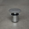 Basalt drain stopper front