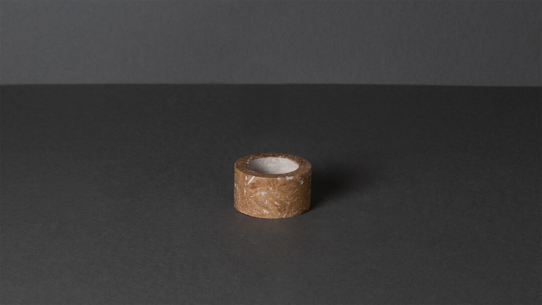 Candle holder walnut front x