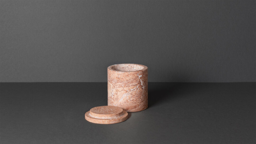 Portacottonfiock corallo fronte x