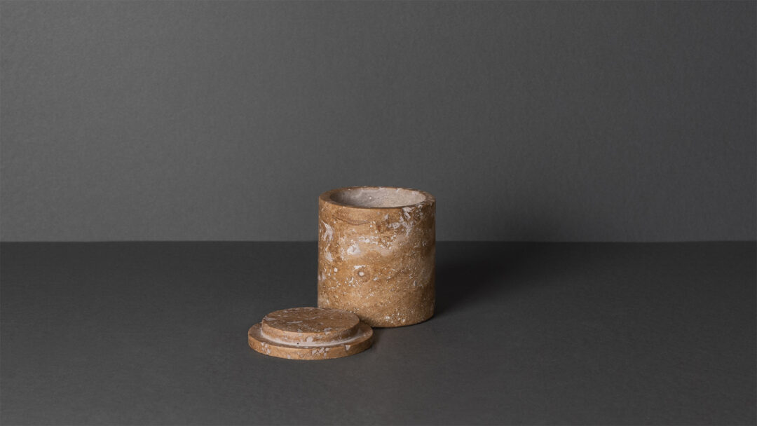 Portacottonfiock noce fronte x