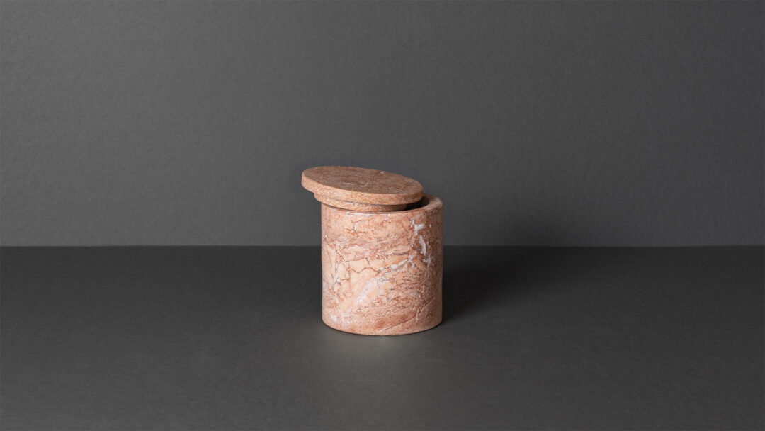 Portacottonfiock corallo fronte x