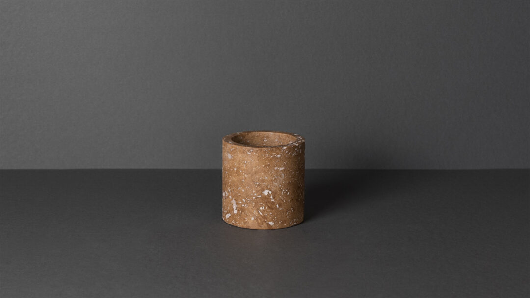 Portaspazzolino noce fronte x