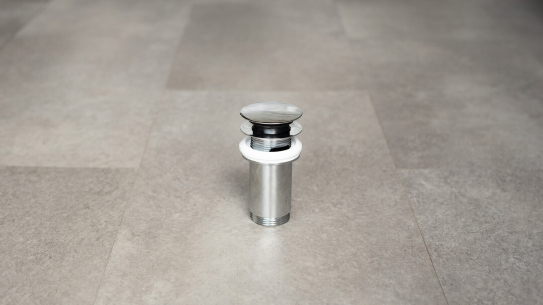 Piletta in acciaio inox per lavandini in travertino e pietra naturale