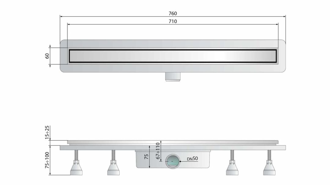 Scheda tecnica piletta di scarico