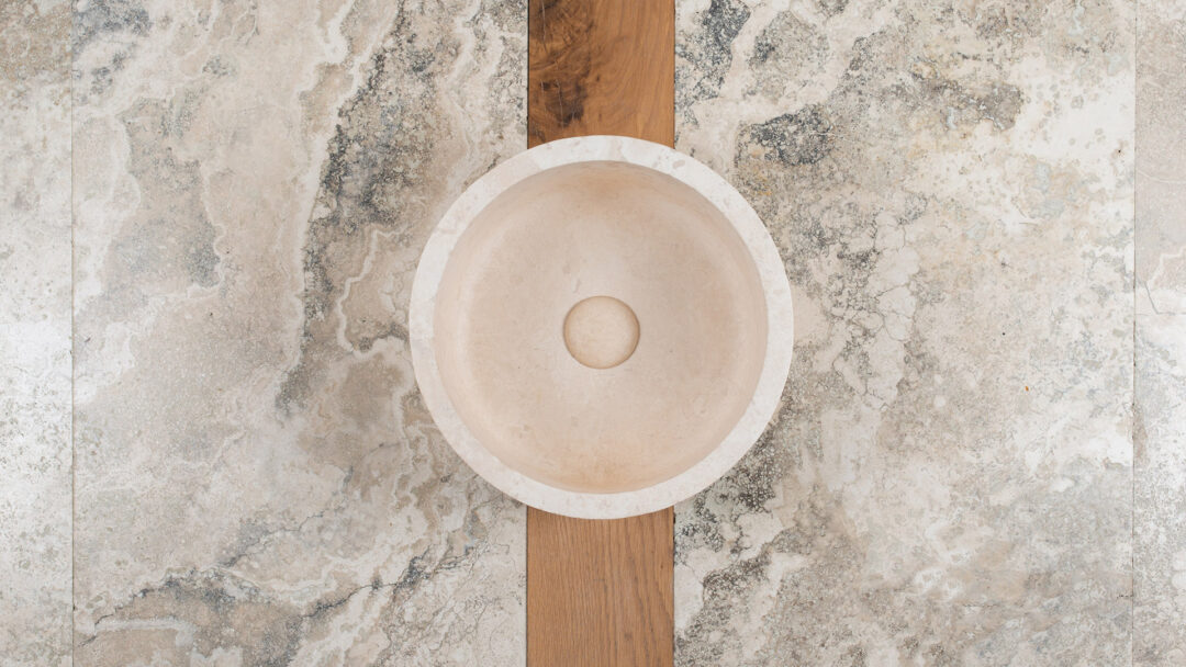 Lavabo da appoggio piccolo e rotondo Tondino