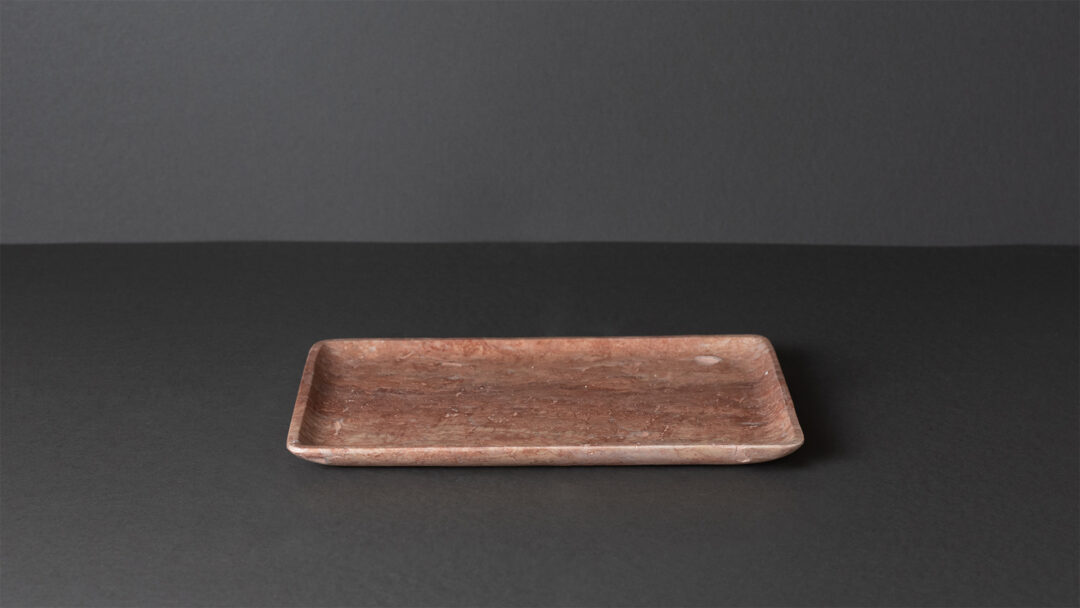 Vassoio corallo fronte x