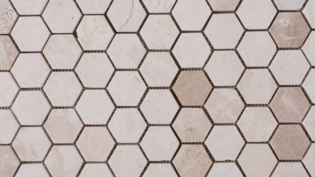 Beige marble hexagon 4.8