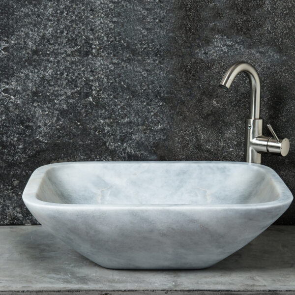 Rectangular marble sink “Crib Grey”
