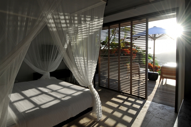 Pavimento travertino Becagli in un resort ai Caraibi