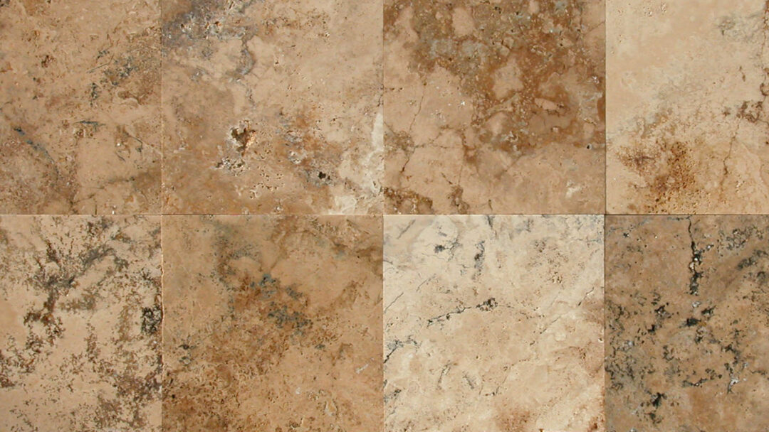 Tuscan travertine tiles