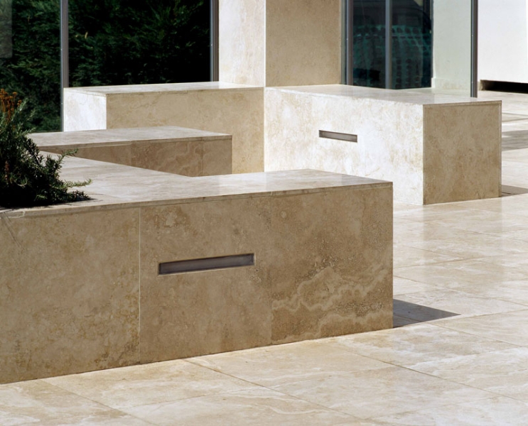 Pietre di Rapolano: travertino Becagli Chiaro