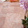 Piastrelle in travertino Rosa Corallo, Pietre di Rapolano