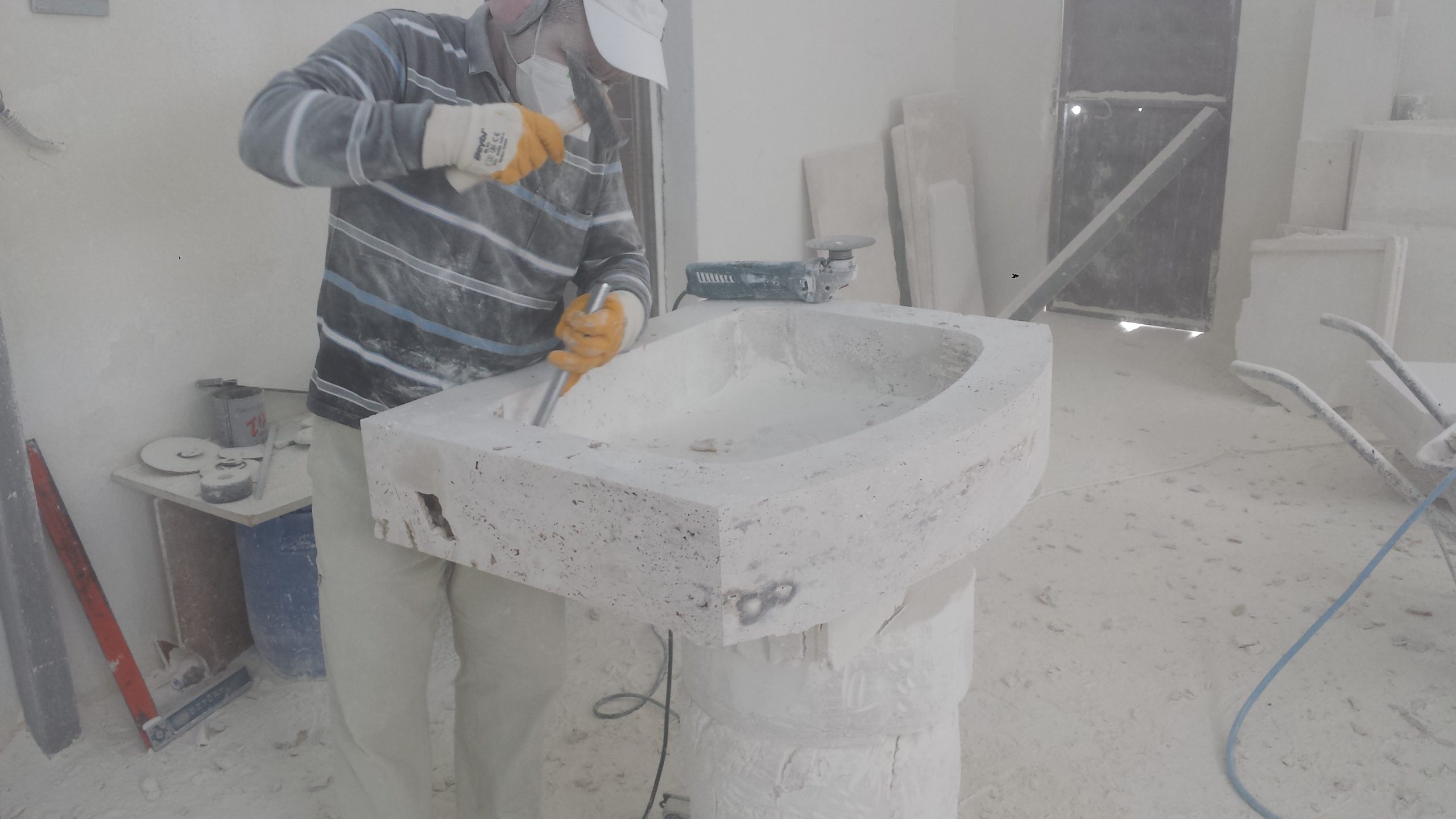 Handcrafted sink creation