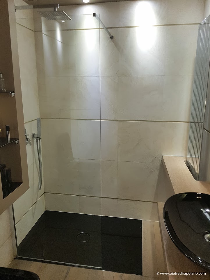 travertine bathroom project