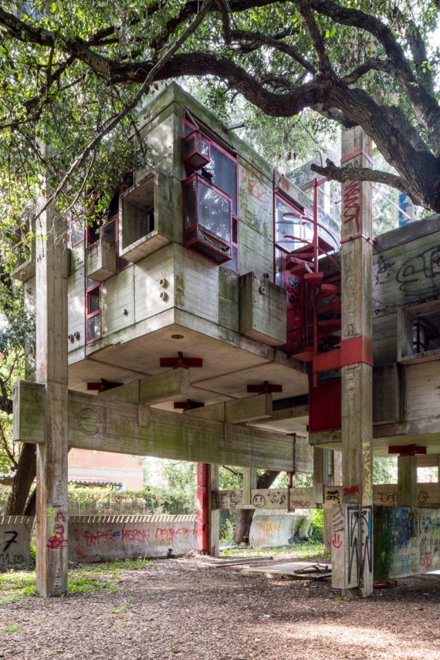 Experimental House architectural ruins x x