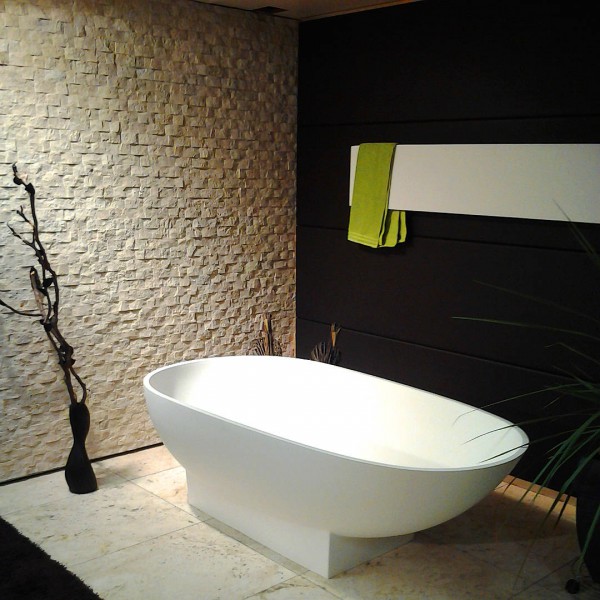 split travertine wall coverings