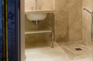 Shower trays bathroom travertine Pietre di Rapolano