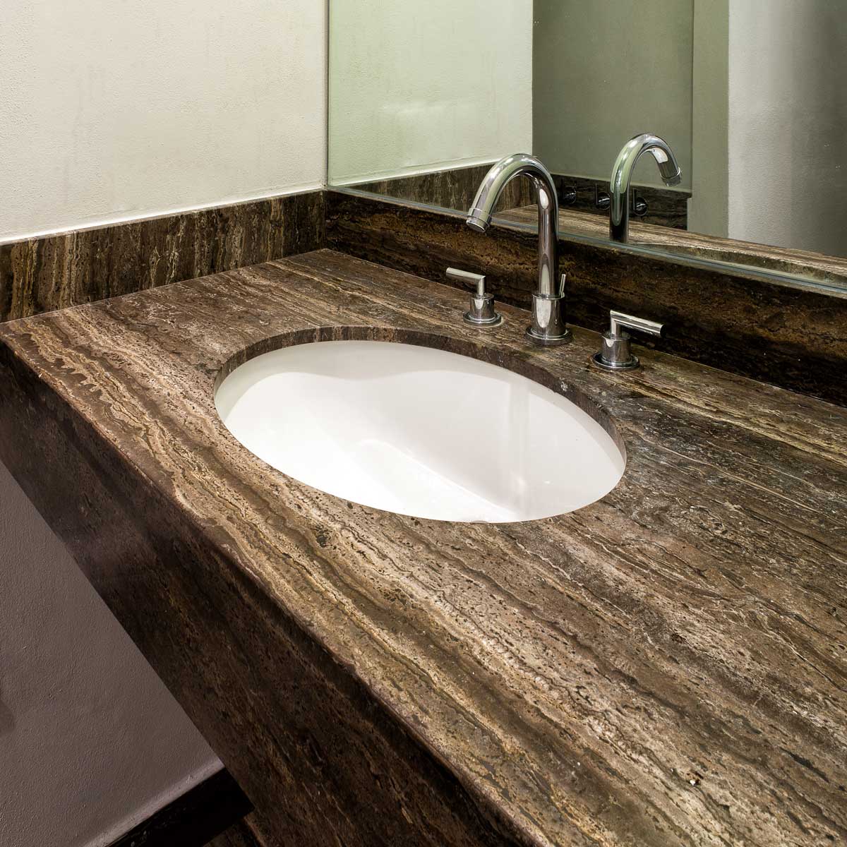 Stone sink top