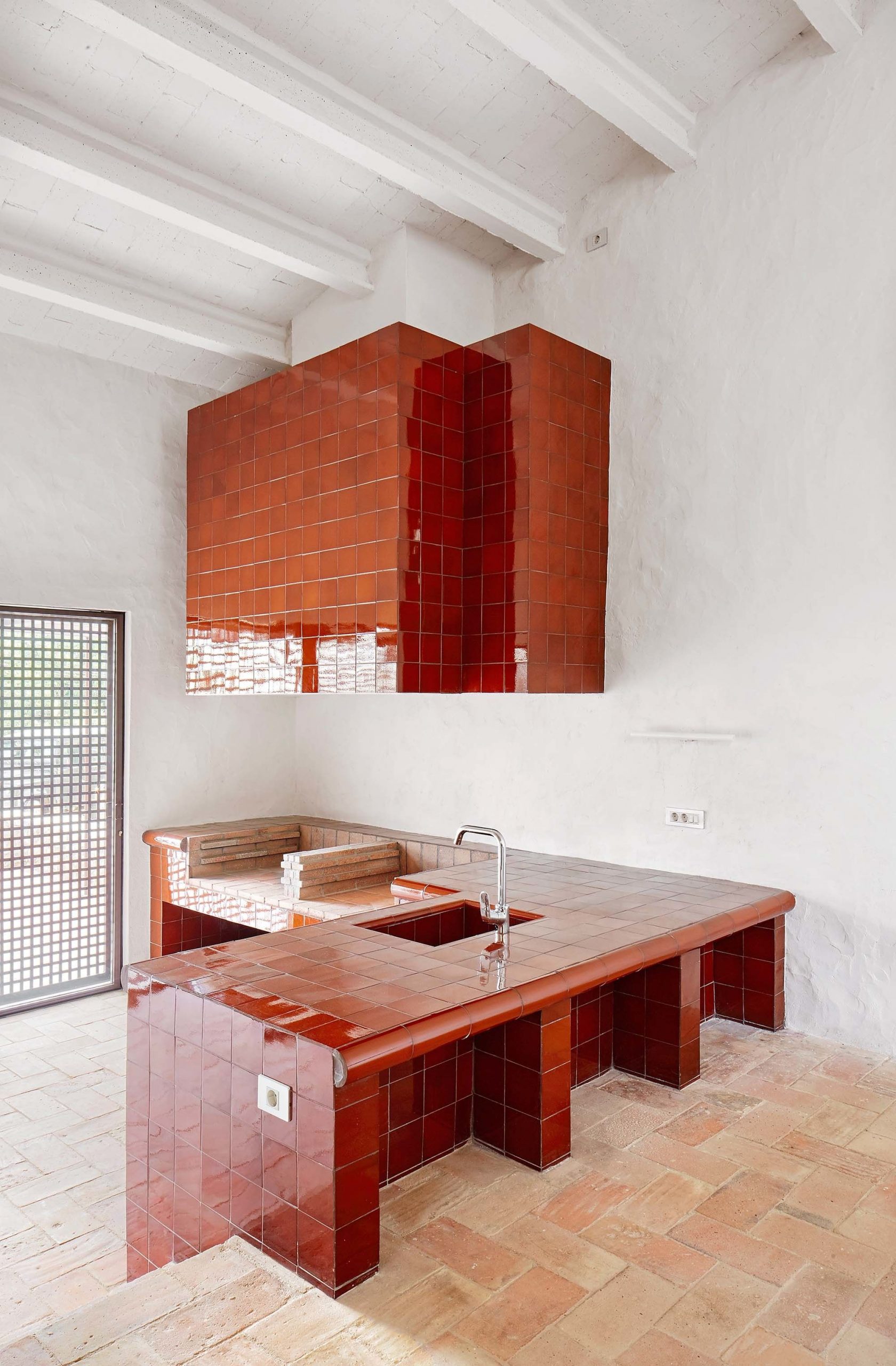 Tile Kitchen Island