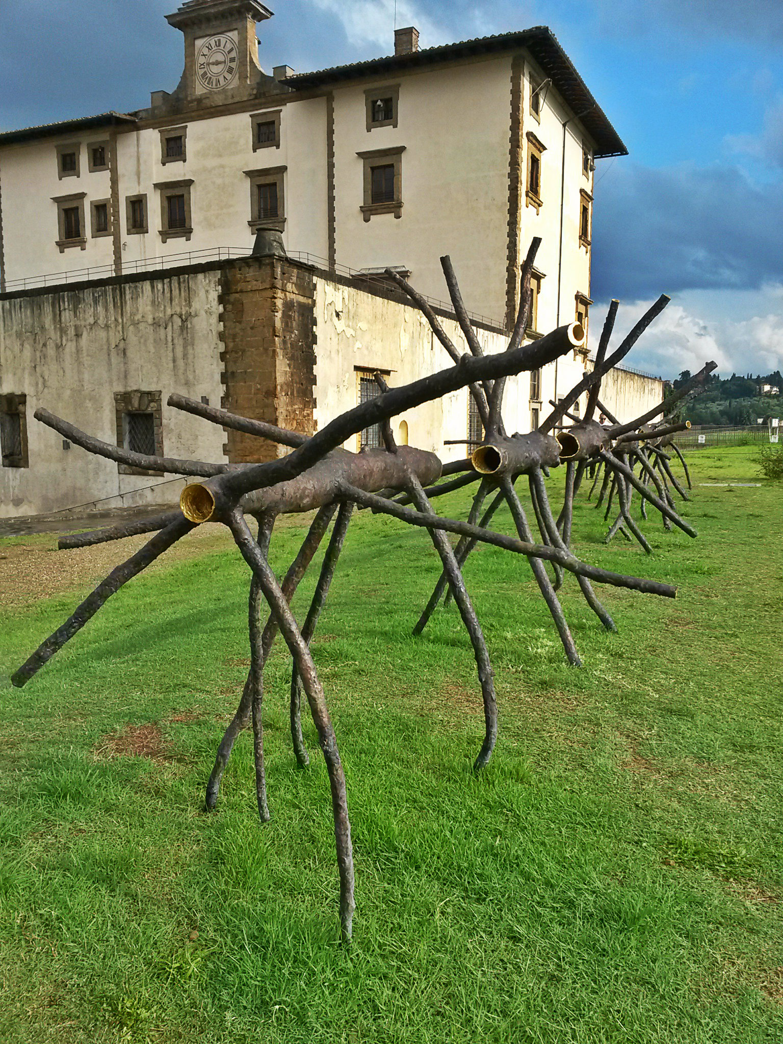giuseppe penone exhibition at forte belvedere
