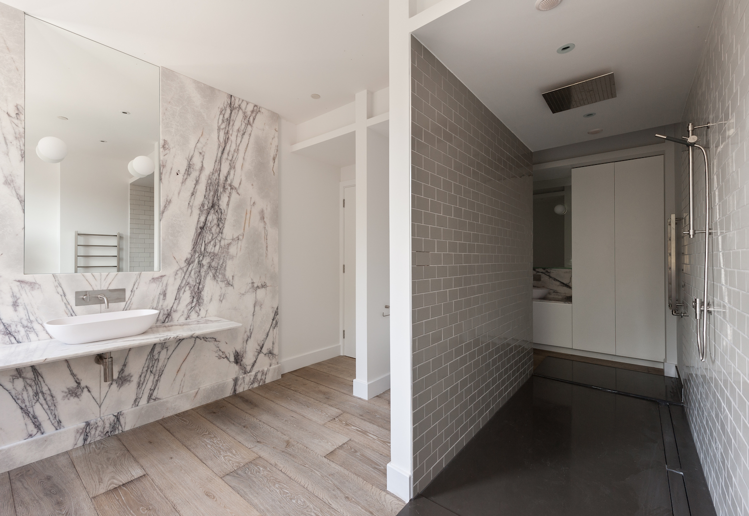 White marble bathroom